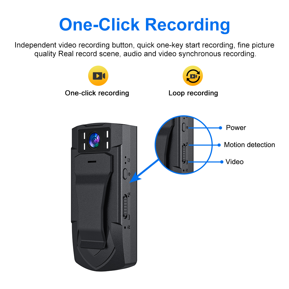 MD33 Body Recording Video Camera