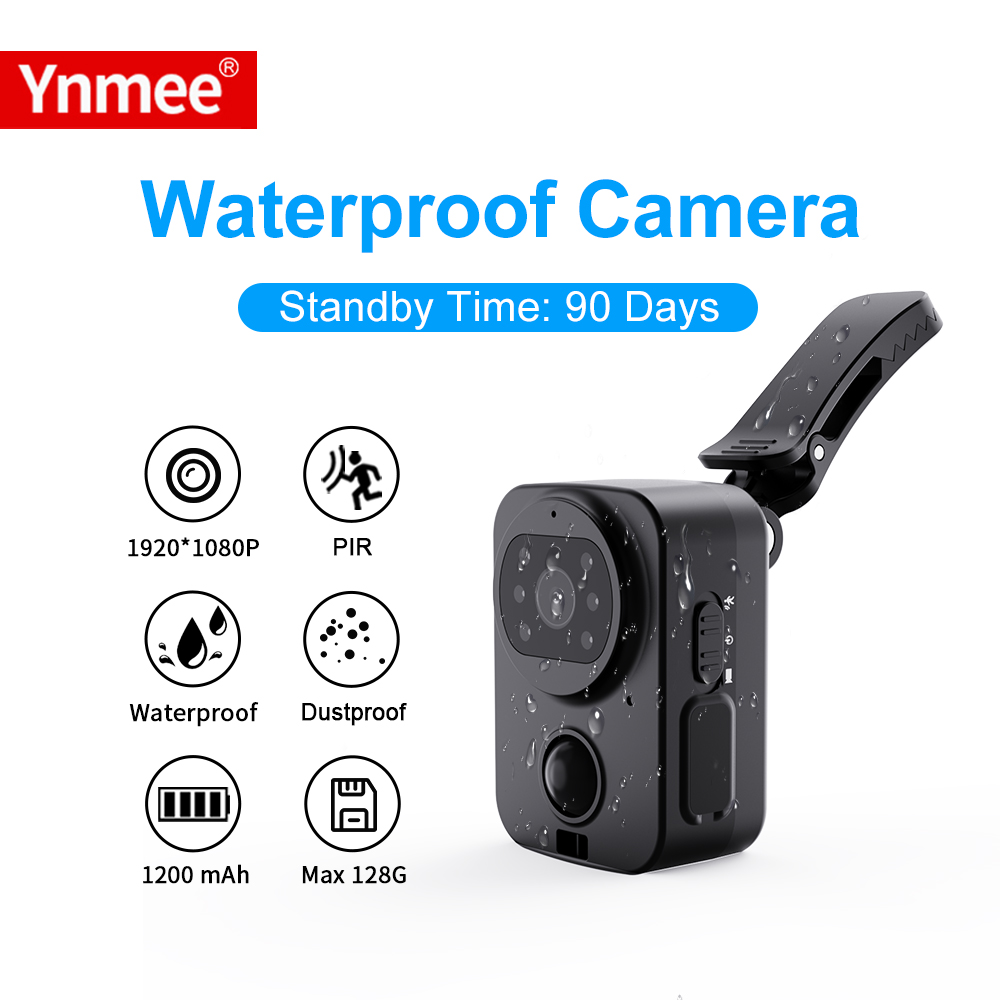 PD01 Waterproof Body Camera 1080P PIR Camera