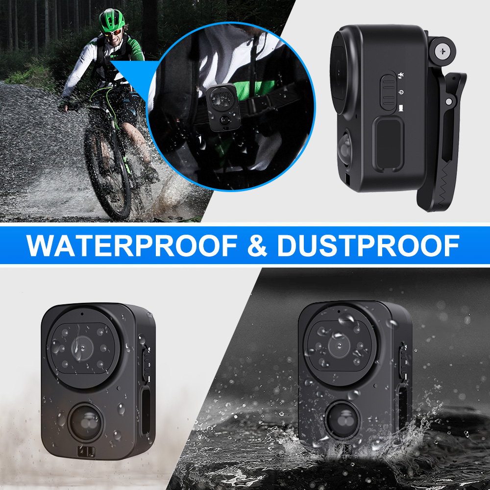 PD01 Waterproof Body Camera 1080P PIR Camera