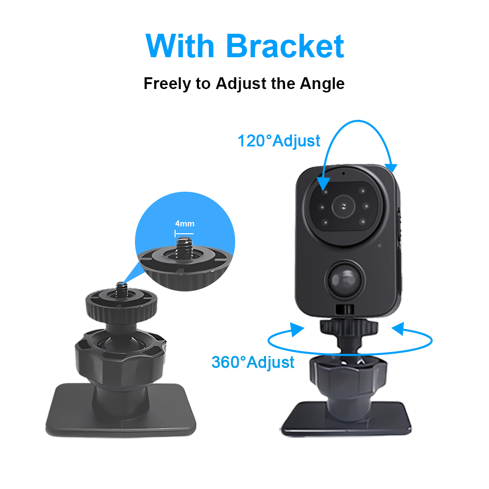 PD01 Waterproof Body Camera 1080P PIR Camera