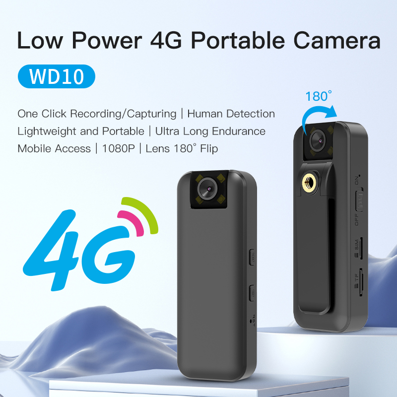 WD10 Low Power 4G Mini Cameras