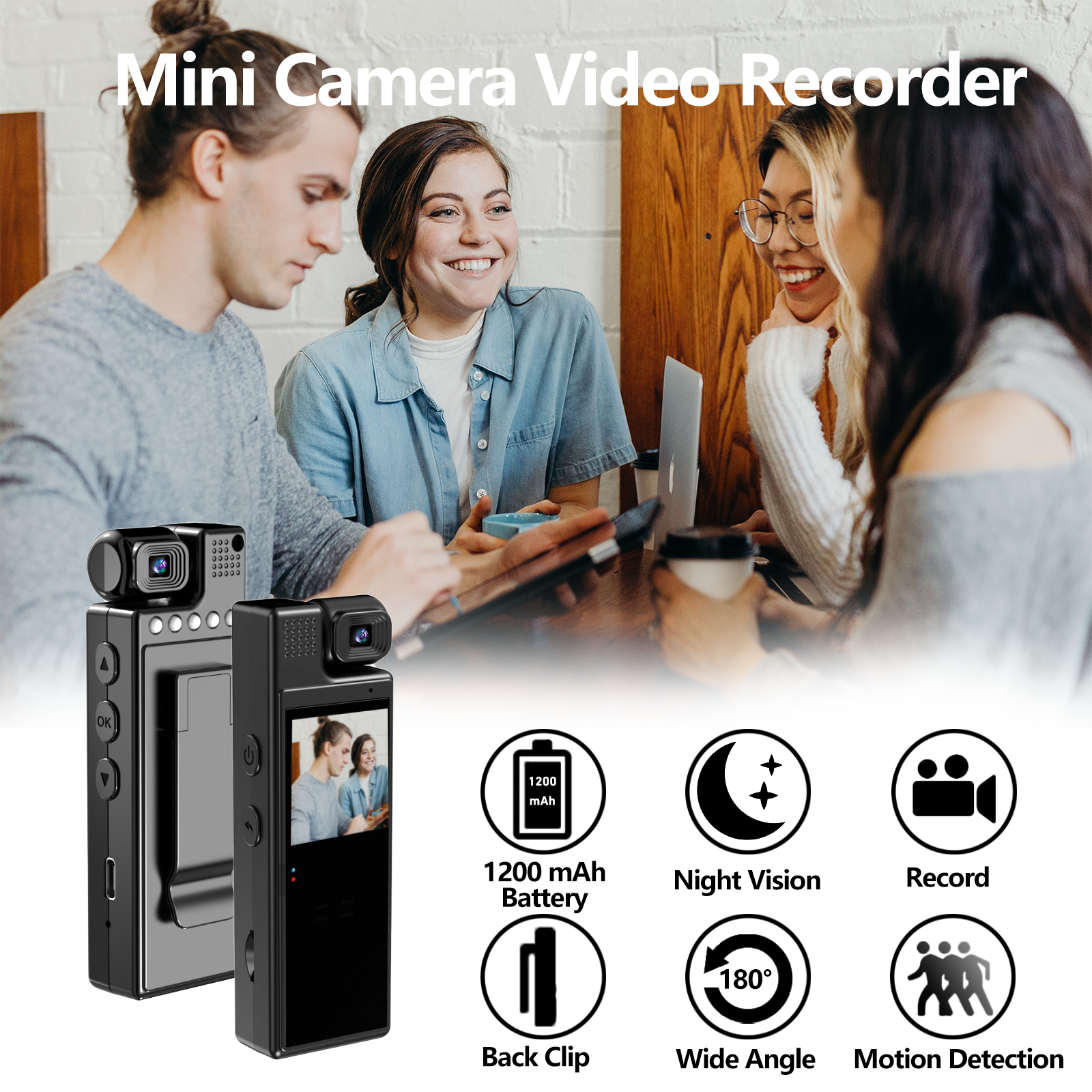 MD1 Wireless Body Mini Camera