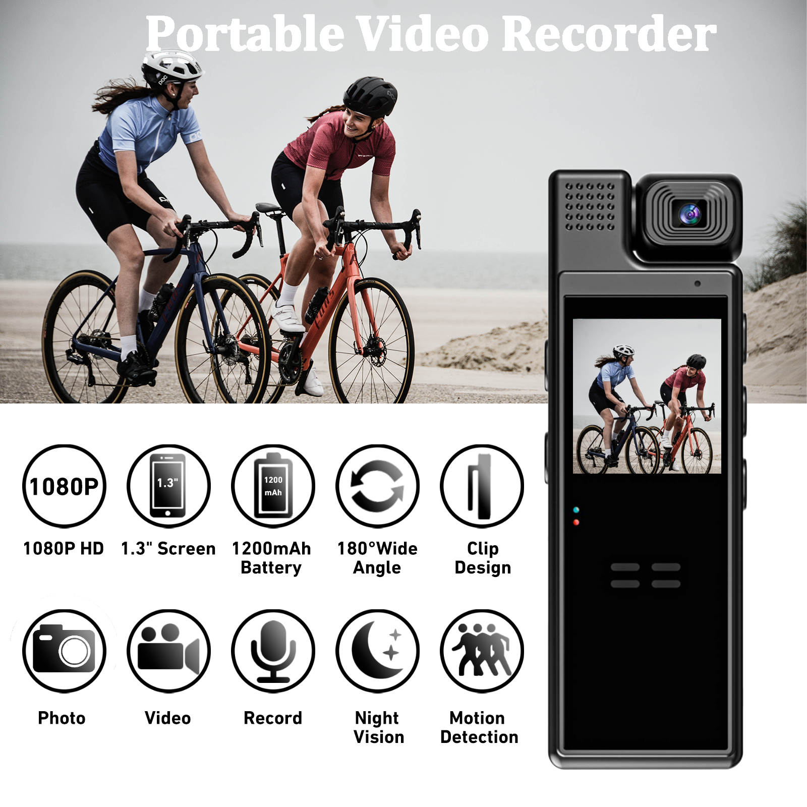 MD1 Wireless Body Mini Camera