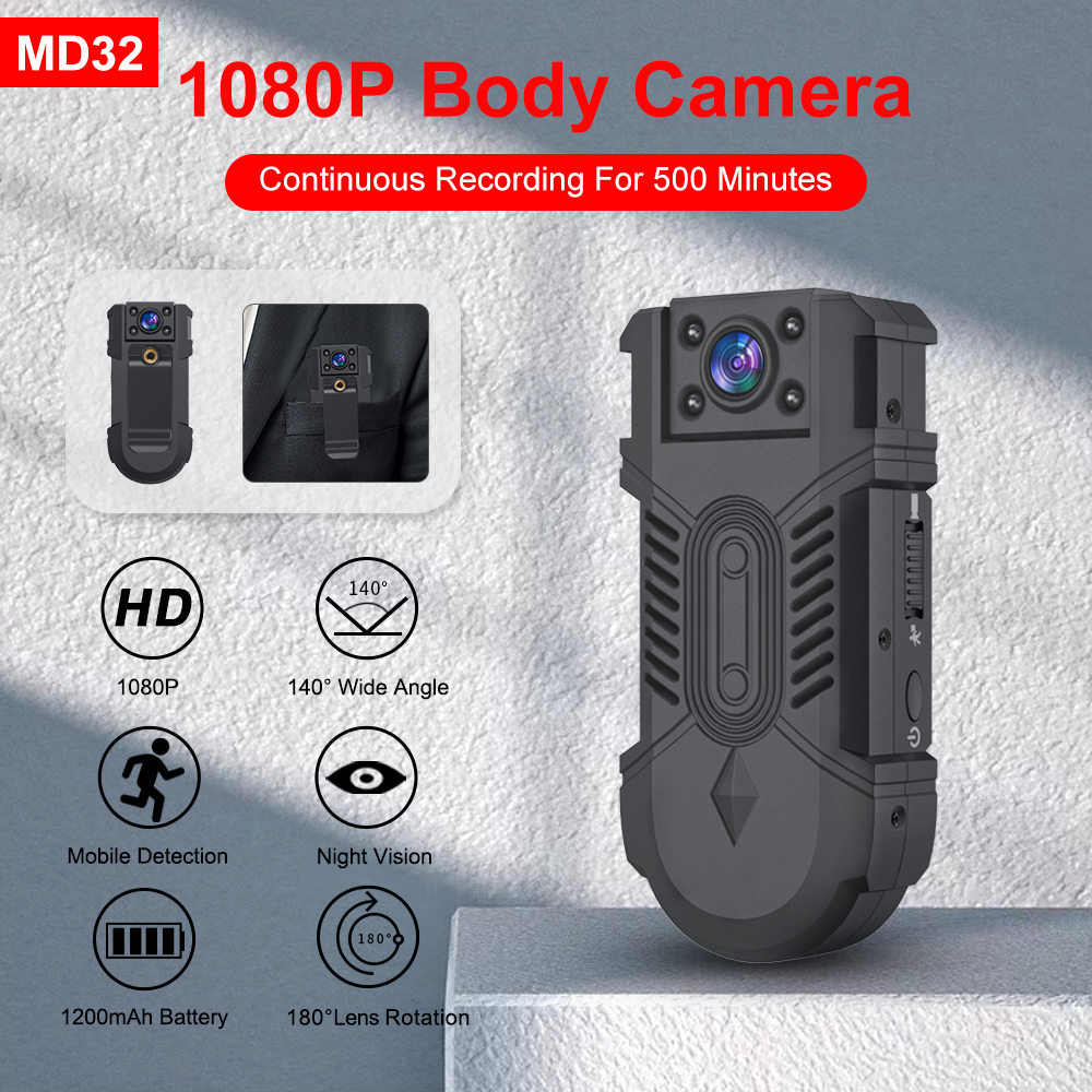 MD32 Mini Body Camera Use For Cycling Bike