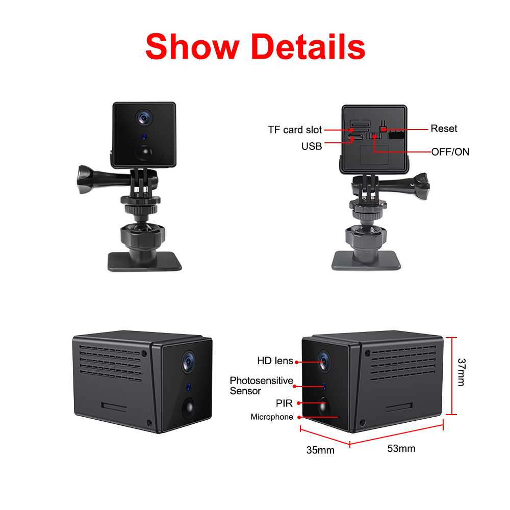 WD20 Wireless WiFi Mini Camera