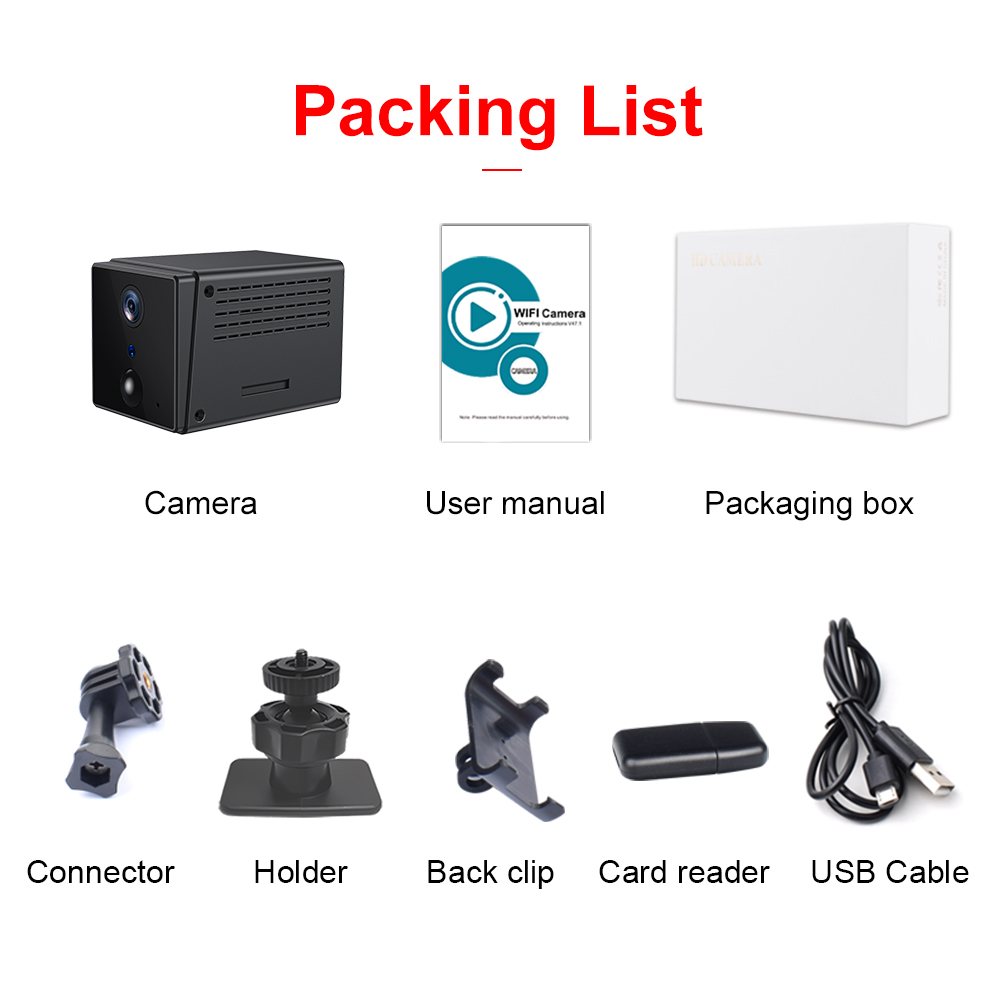 WD21 4G Mini Camera HD1080P