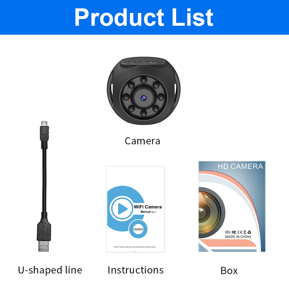 WK10 Wifi Mini Camera Small